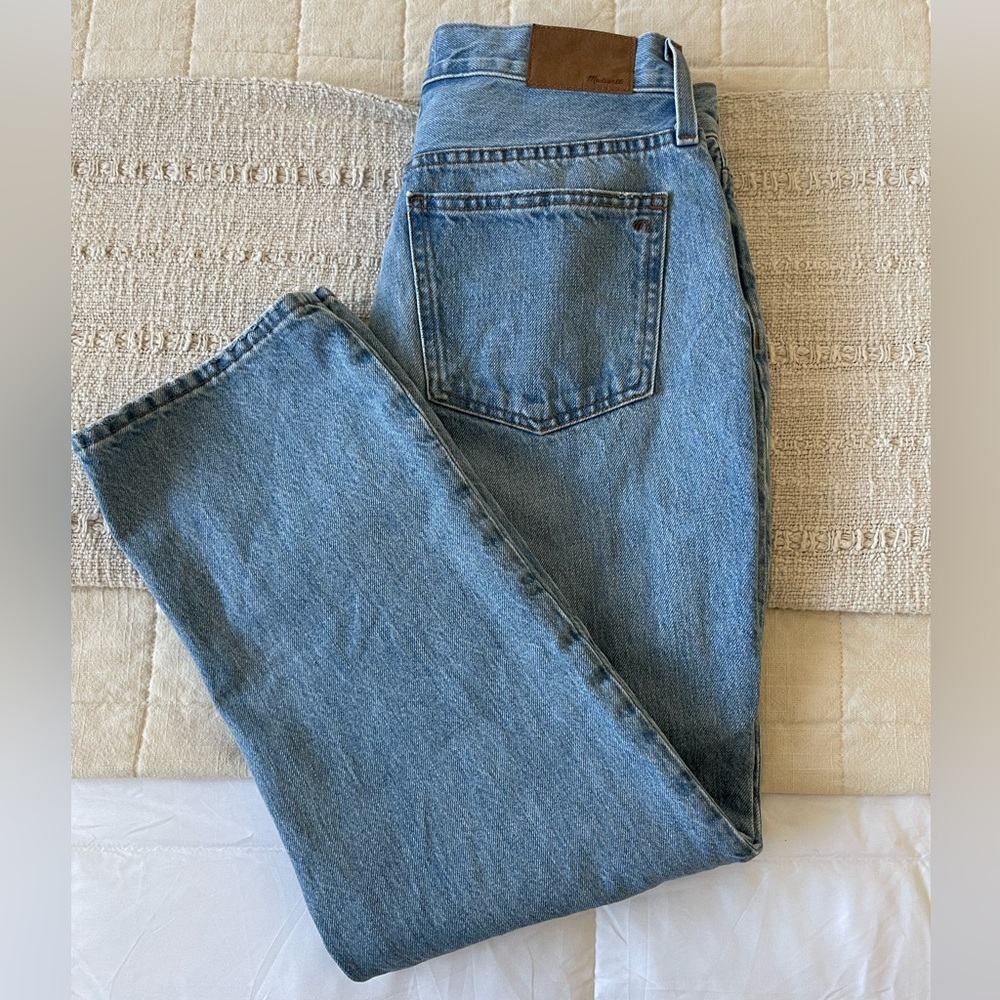 Madewell The Petite Perfect Vintage Straight Jean in Springwood Wash